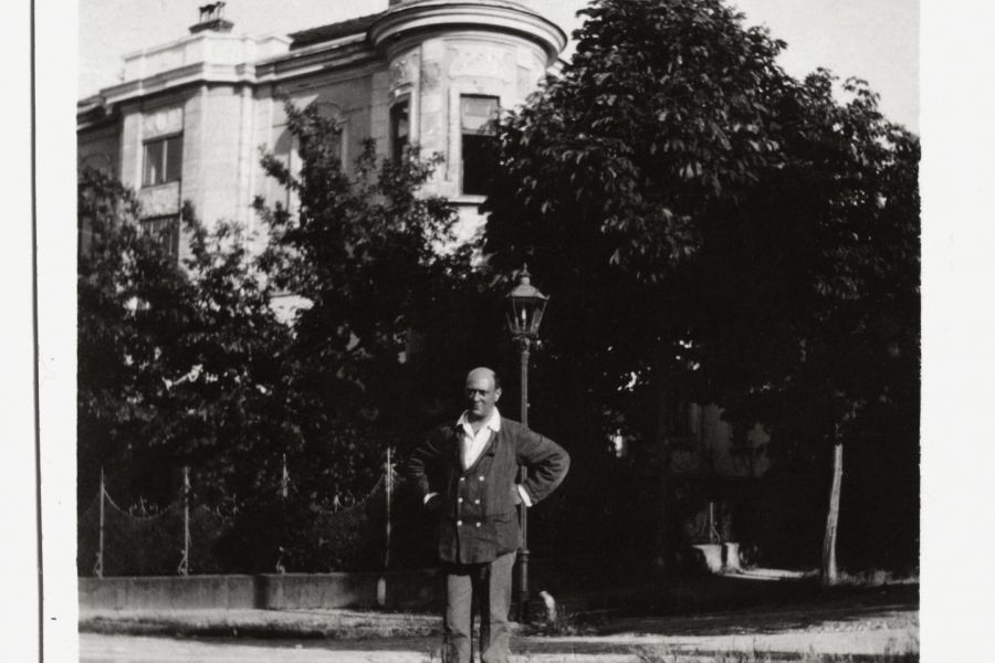 Arnold Schönberg wohnte sieben Jahre lang im Haus Bernhardgasse 6 in Mödling. Bild von ca.1918 © Schönberg Center Privatstiftung